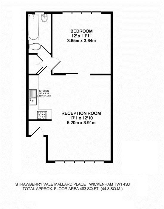 Floorplans For Strawberry Vale,Twickenham