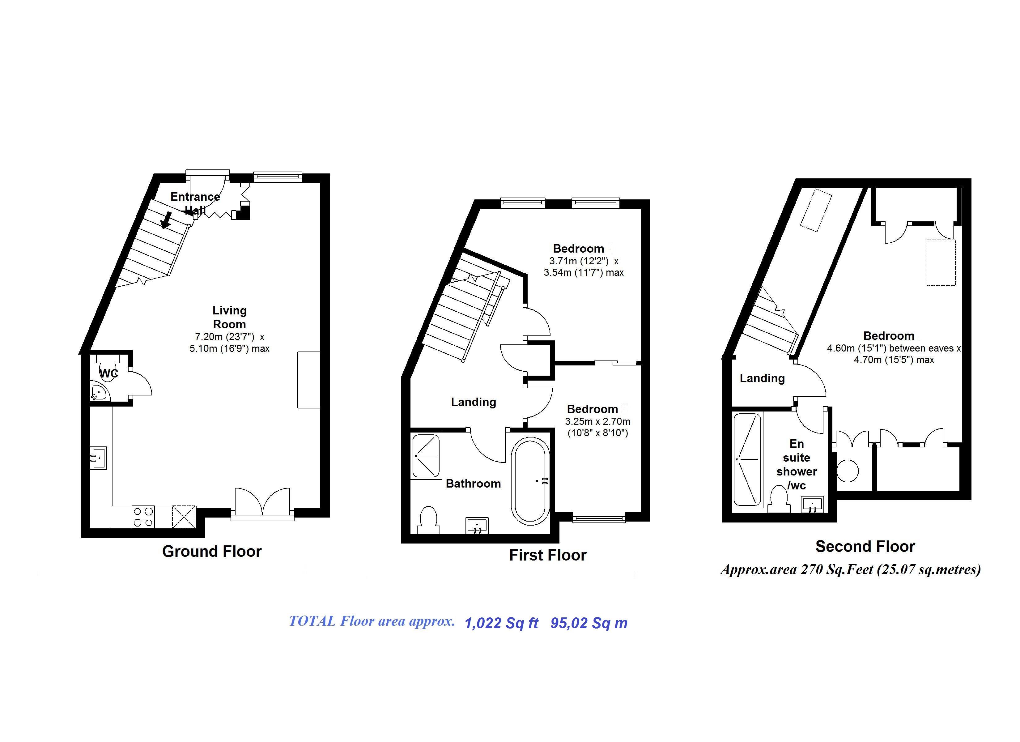 Floorplans For Albion Road, Twickenham