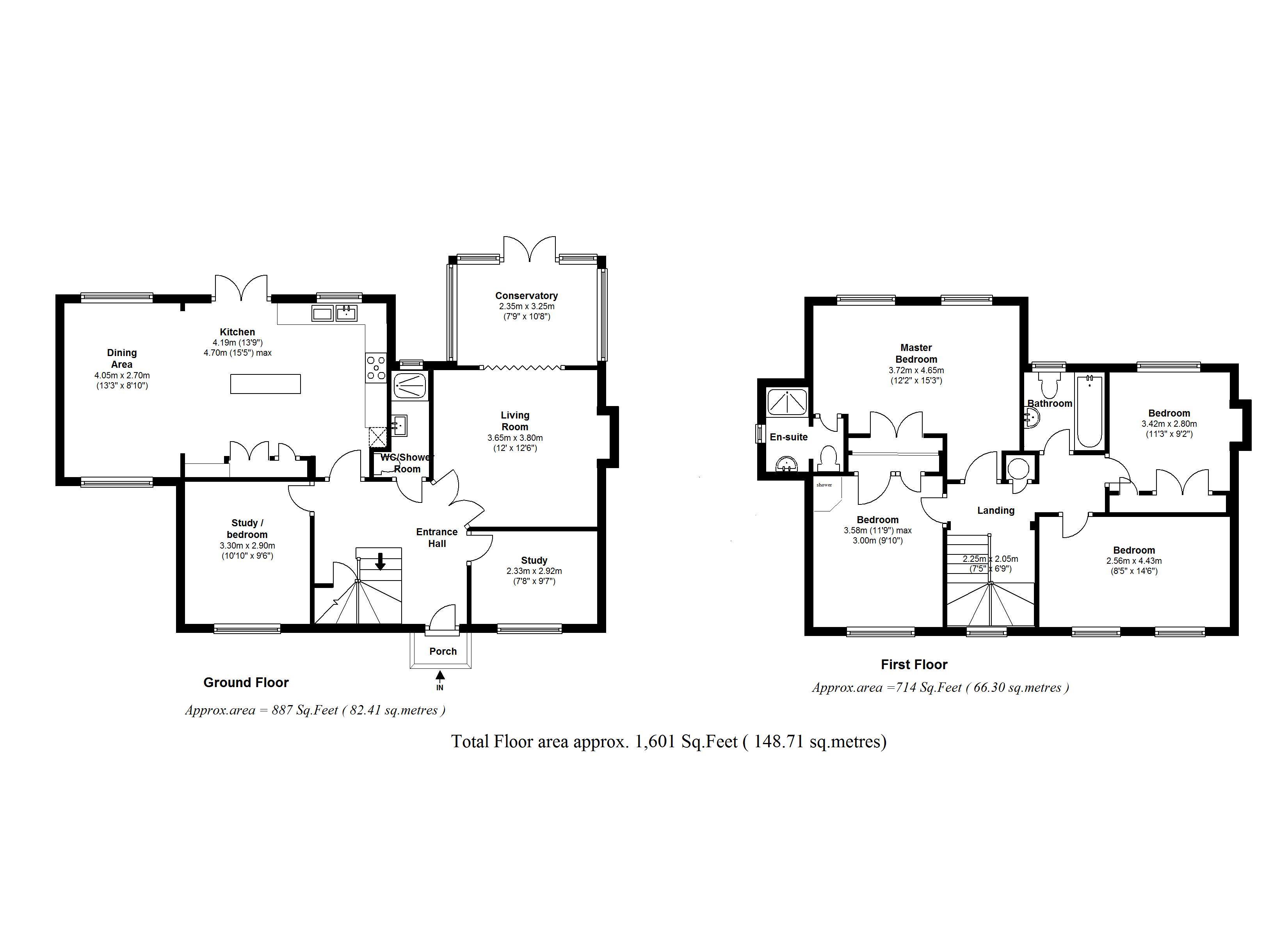 Floorplans For Burnside Close, Twickenham