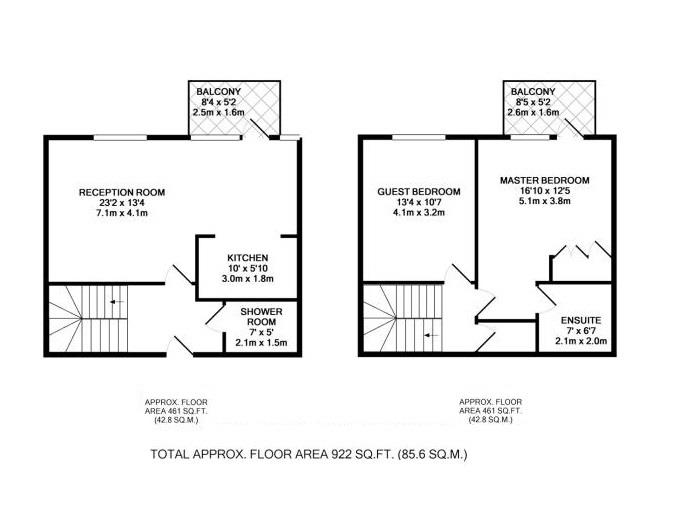 Floorplans For Langhorn Drive, Twickenham