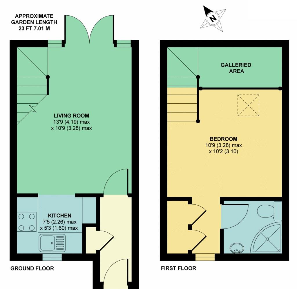 Floorplans For Campbell Road, Twickenham