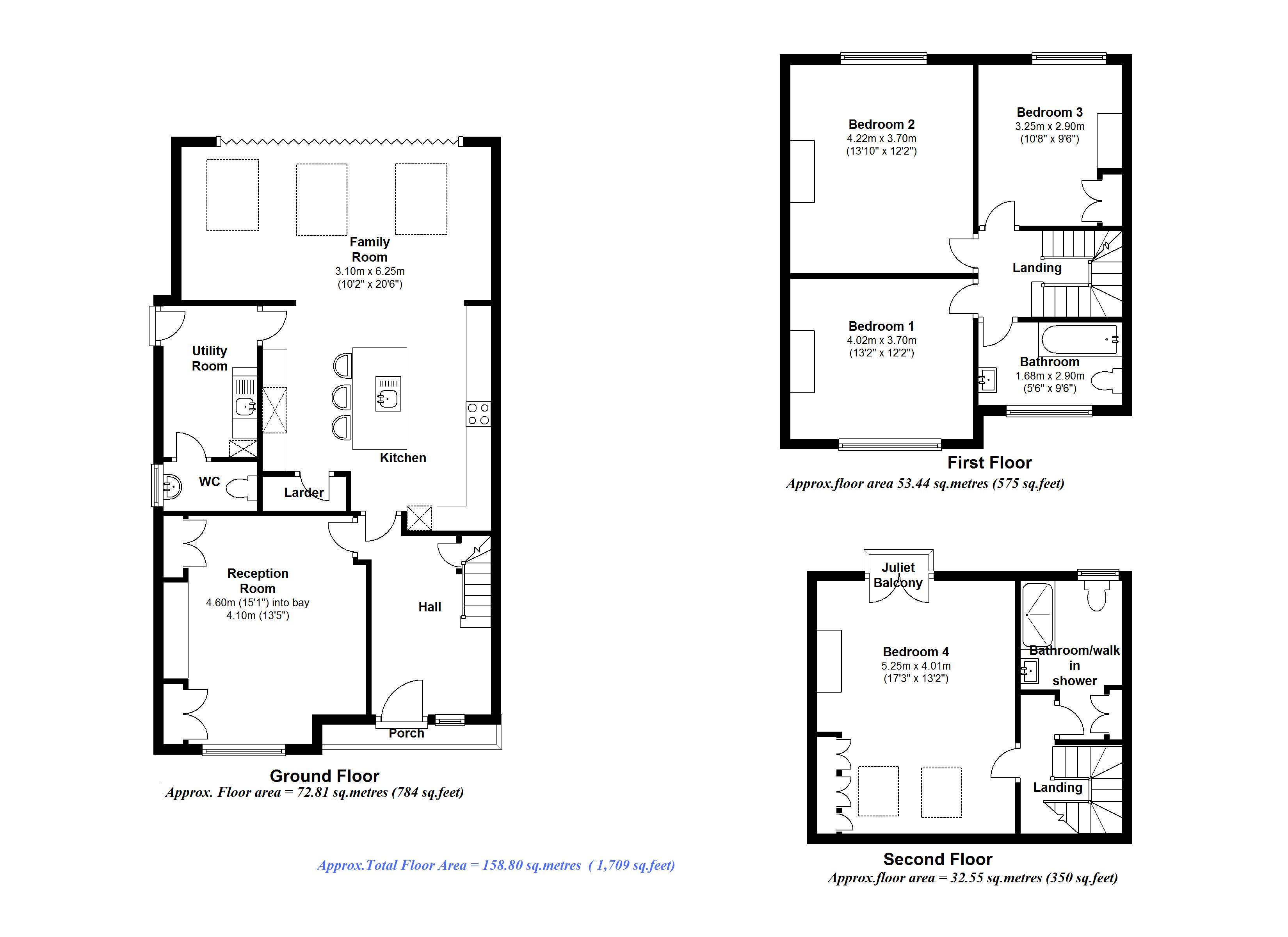 Floorplans For Holmes Road, Strawberry Hill