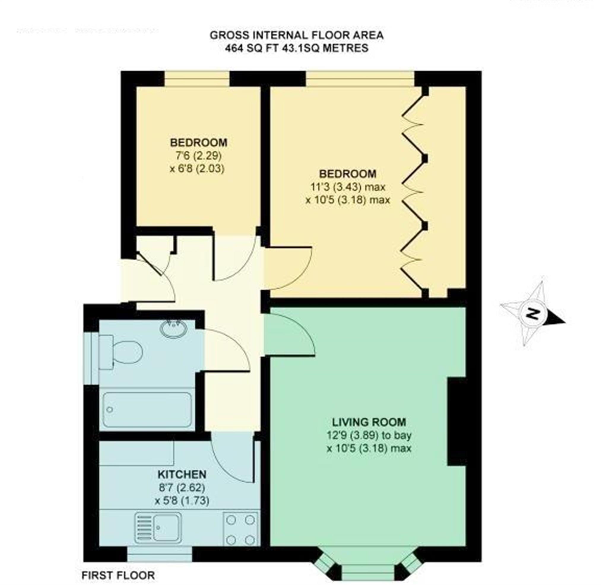 Floorplans For Bramley Close, Twickenham
