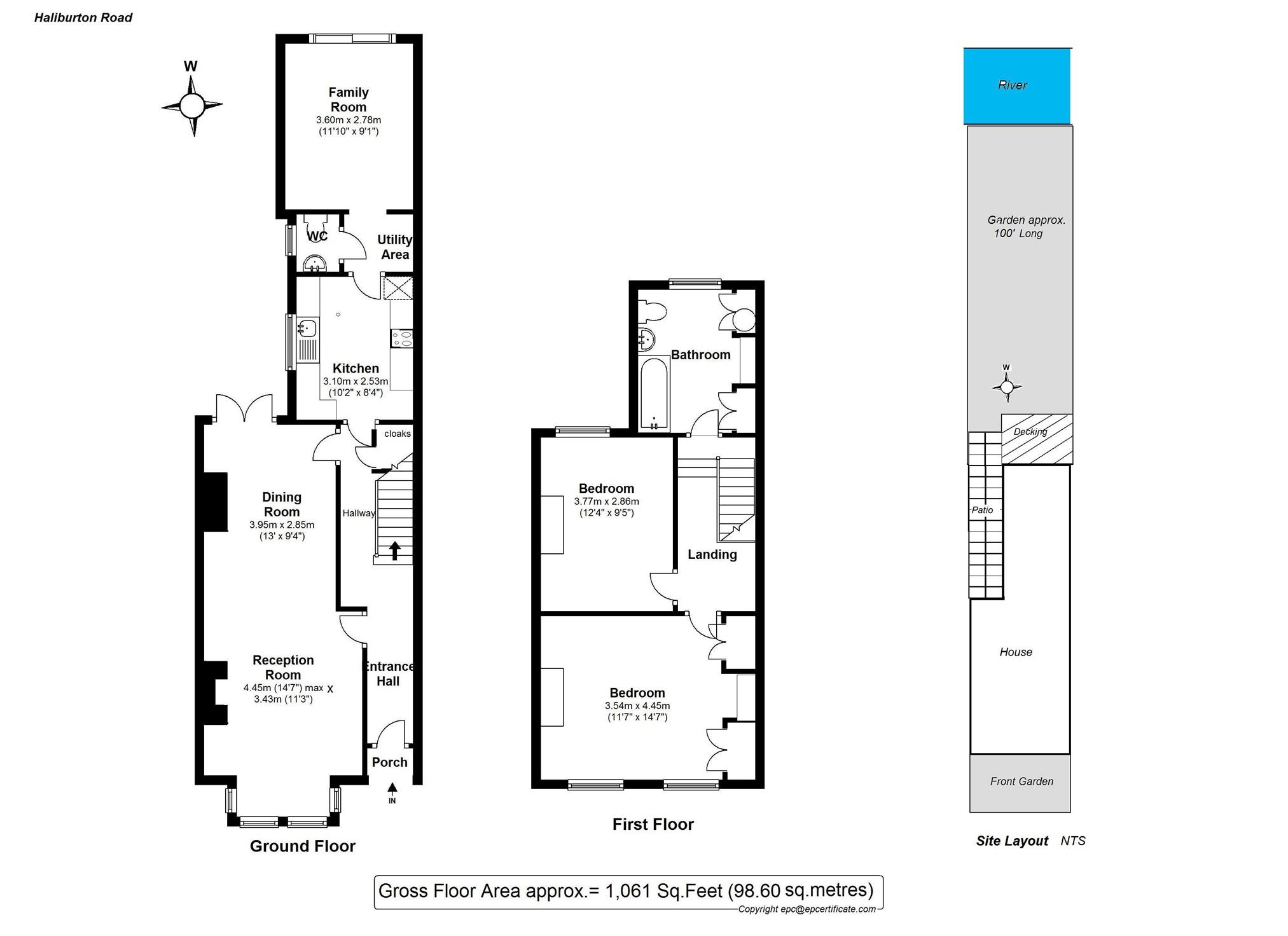 Floorplans For Haliburton Road, St Margarets