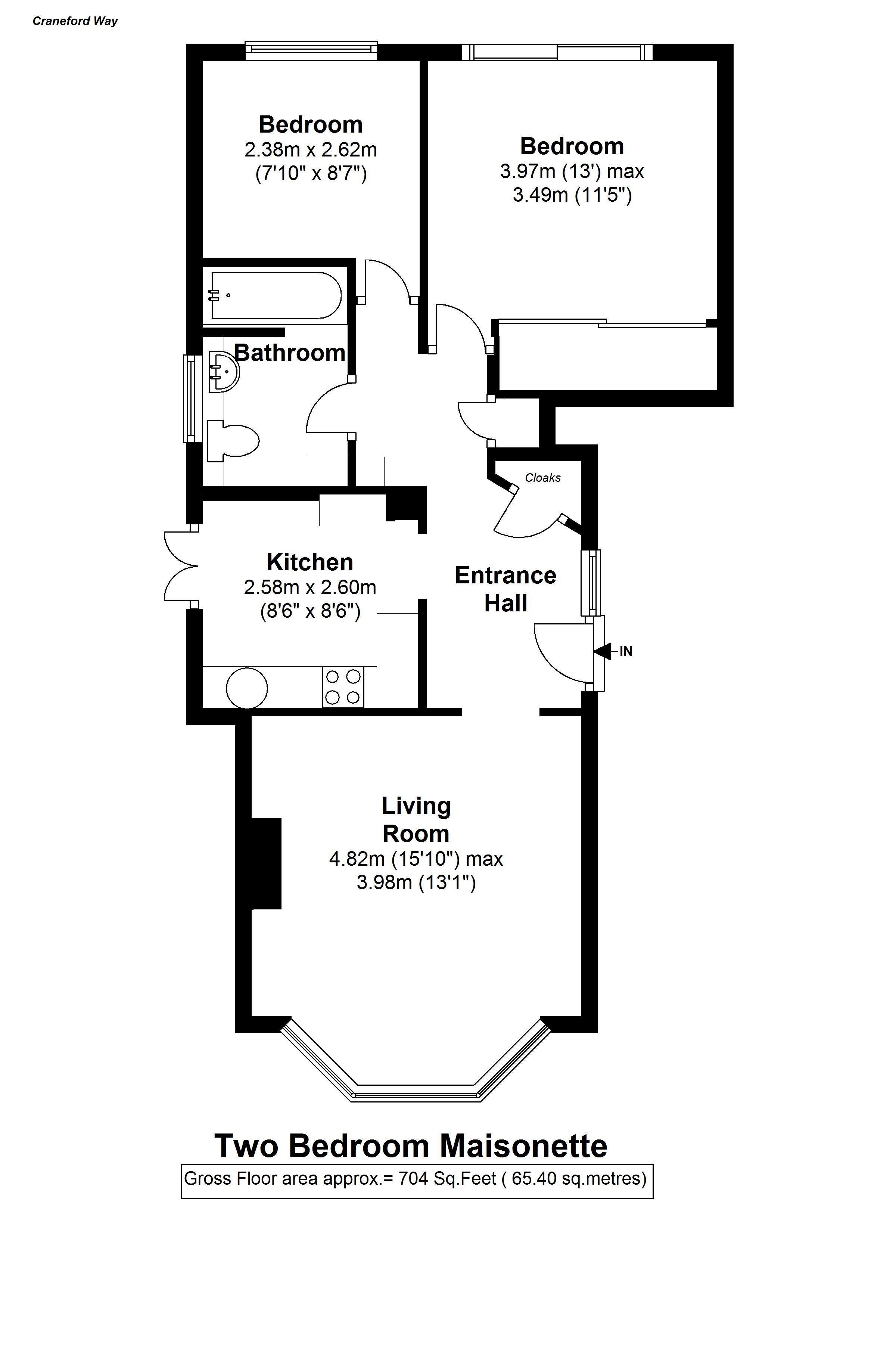Floorplans For Craneford Way, Twickenham