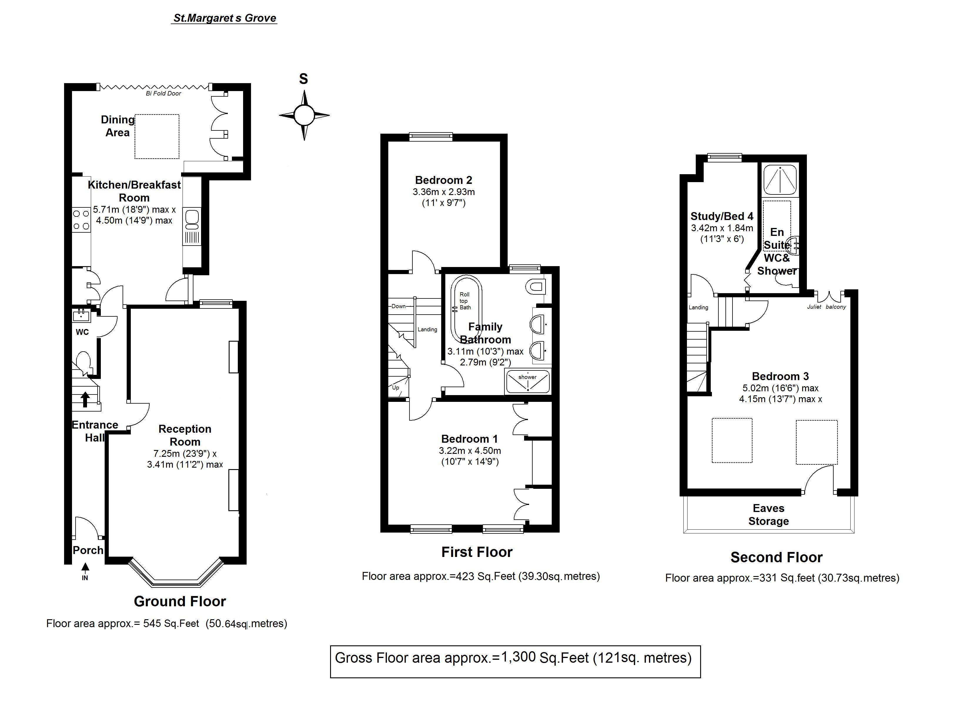 Floorplans For St Margarets Grove, St Margarets