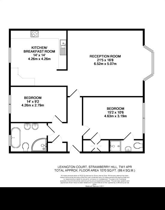 Floorplans For Tower Road, Strawberry Hill