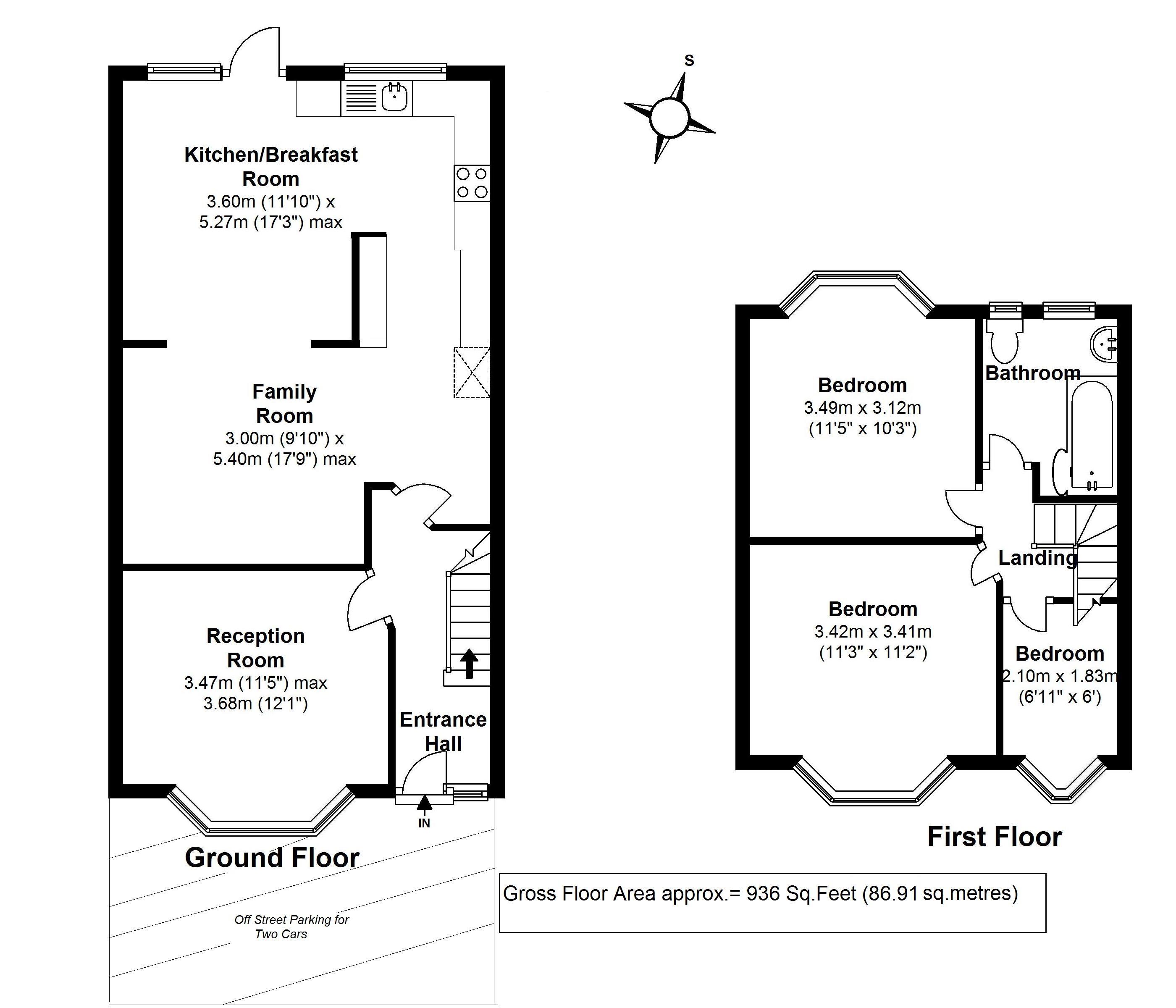 Floorplans For Milner Drive,Twickenham