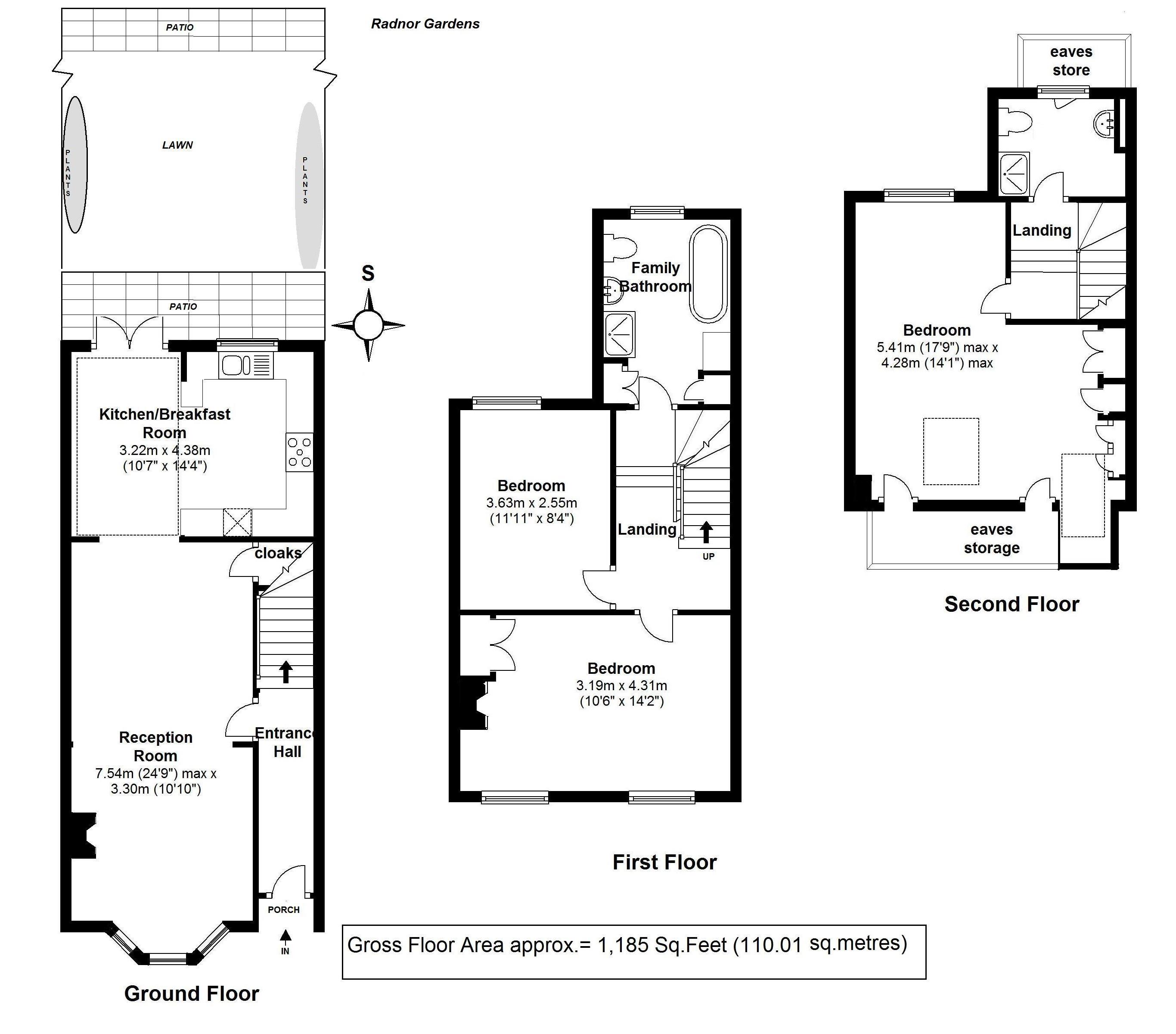 Floorplans For Radnor Gardens, Strawberry Hill