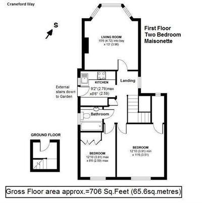 Floorplans For Craneford Way, Twickenham