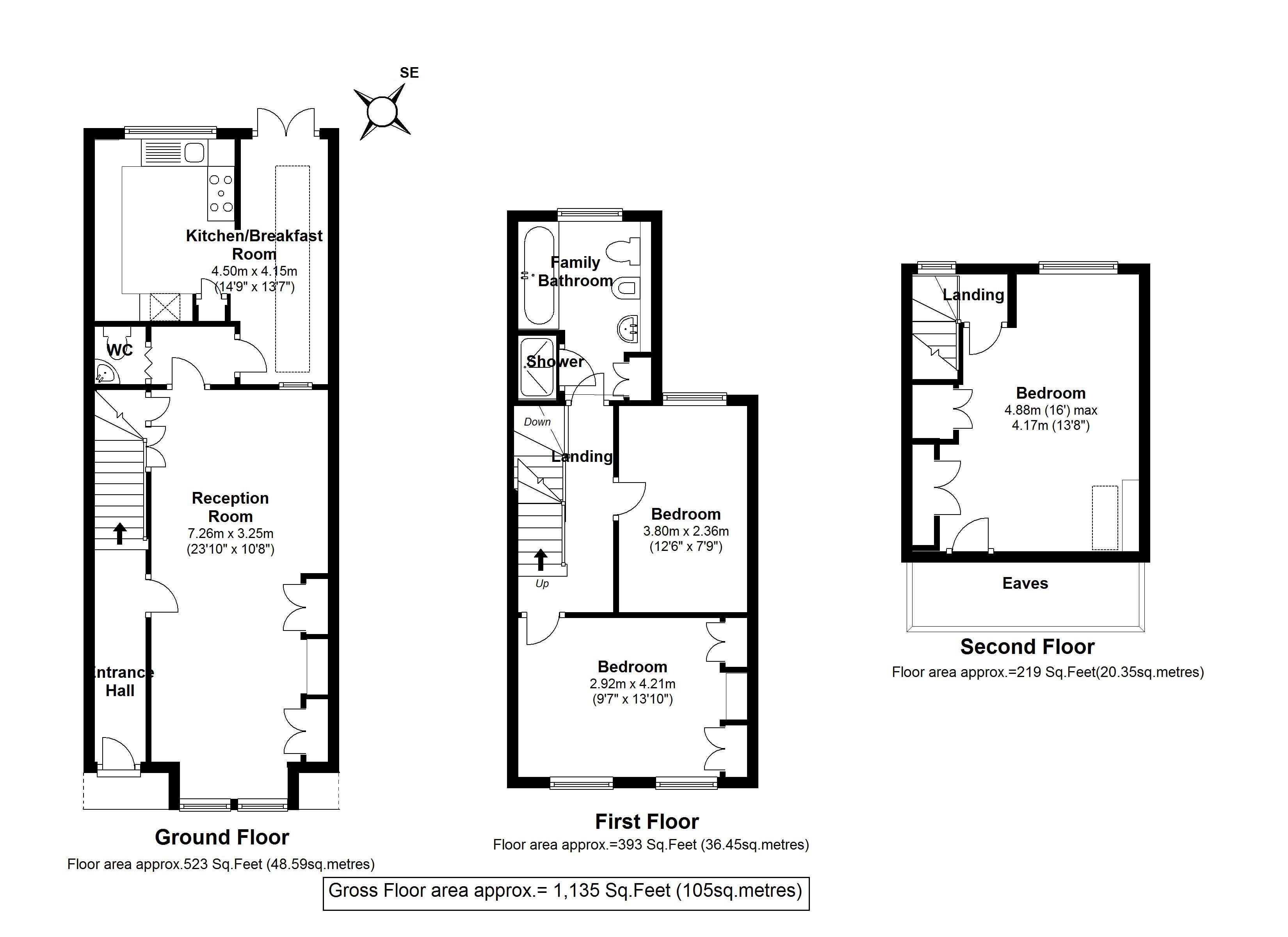 Floorplans For Andover Road, Twickenham