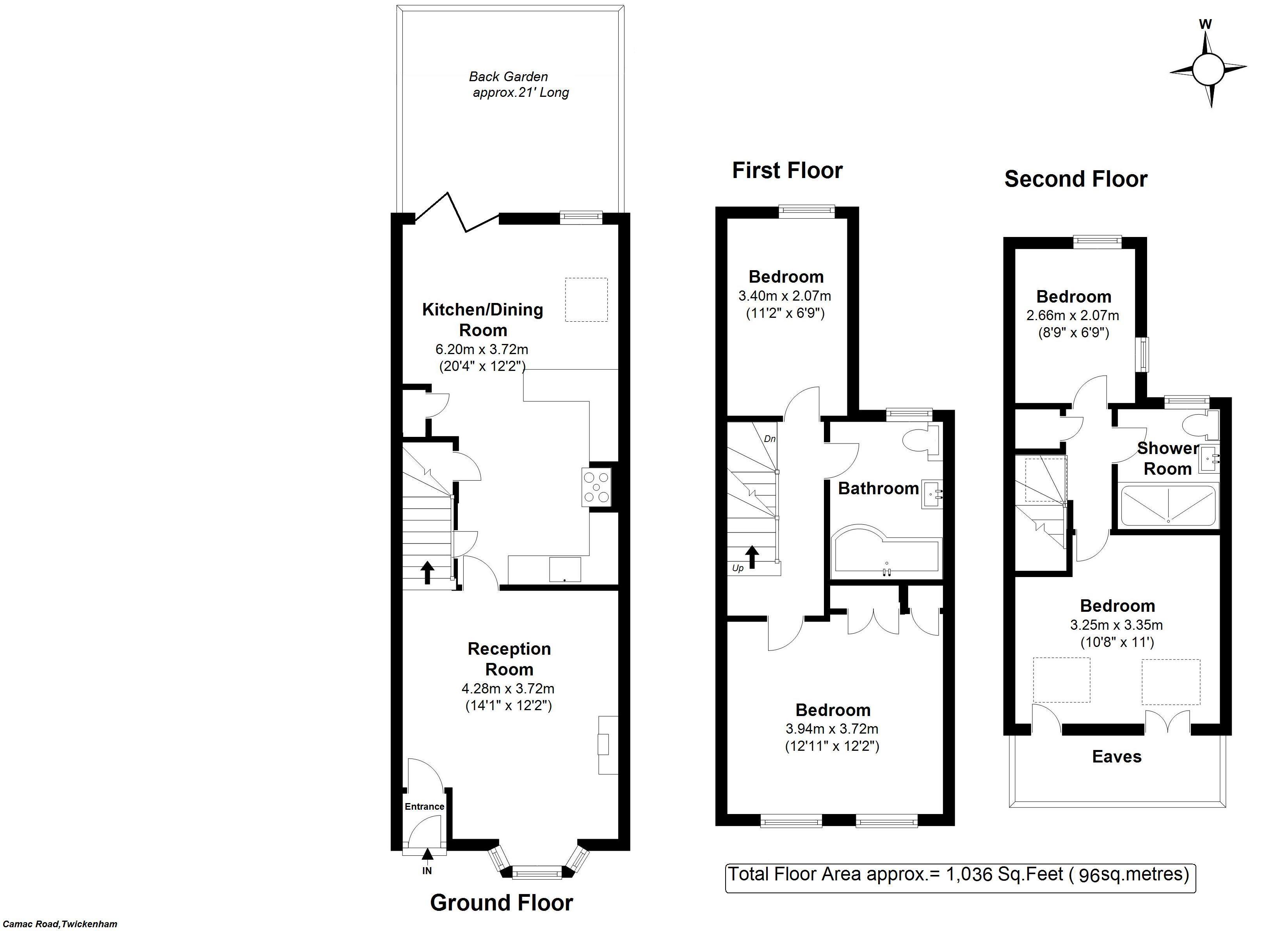 Floorplans For Camac Road, Twickenham