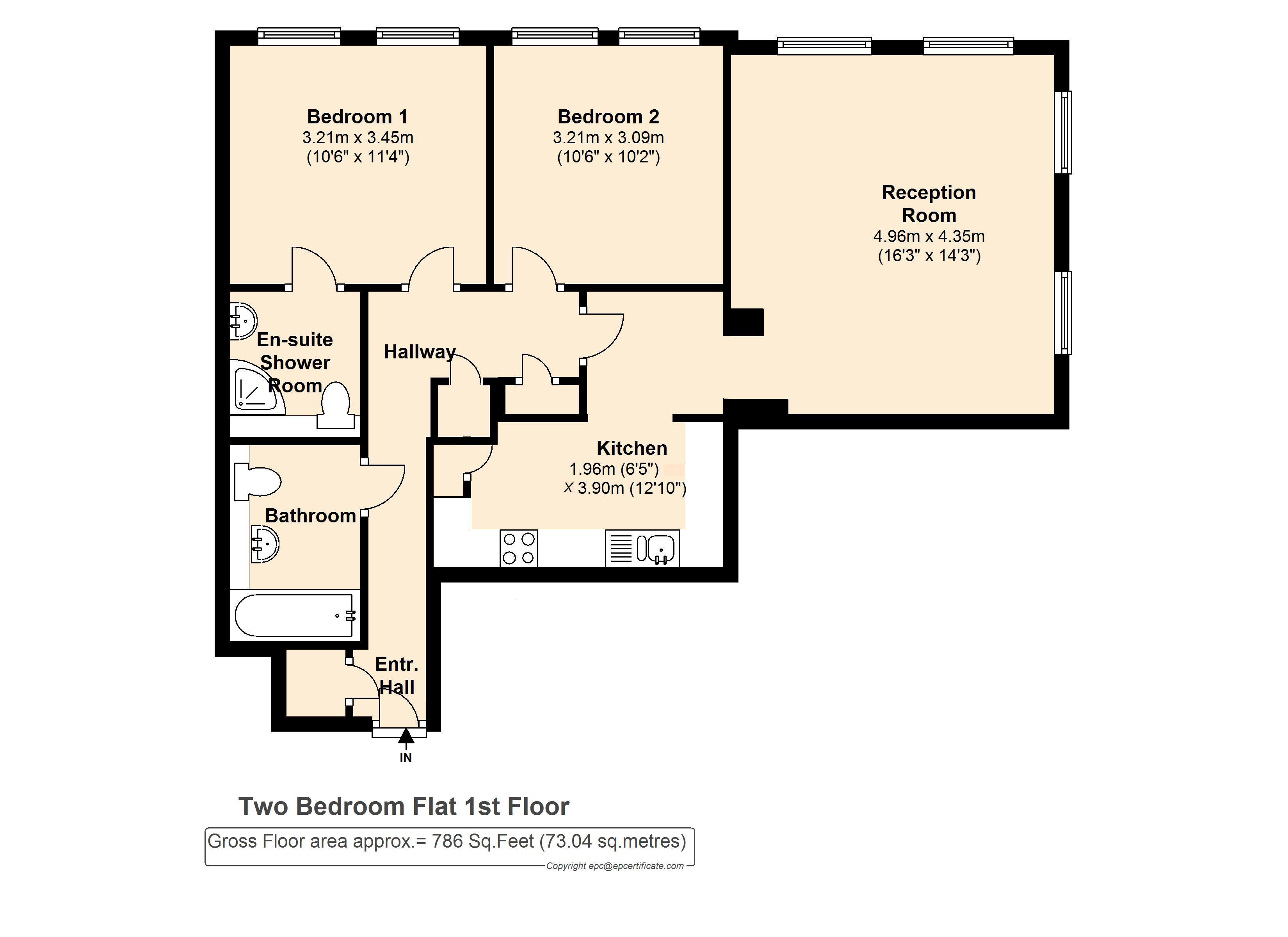 Floorplans For Queens Road, Twickenham