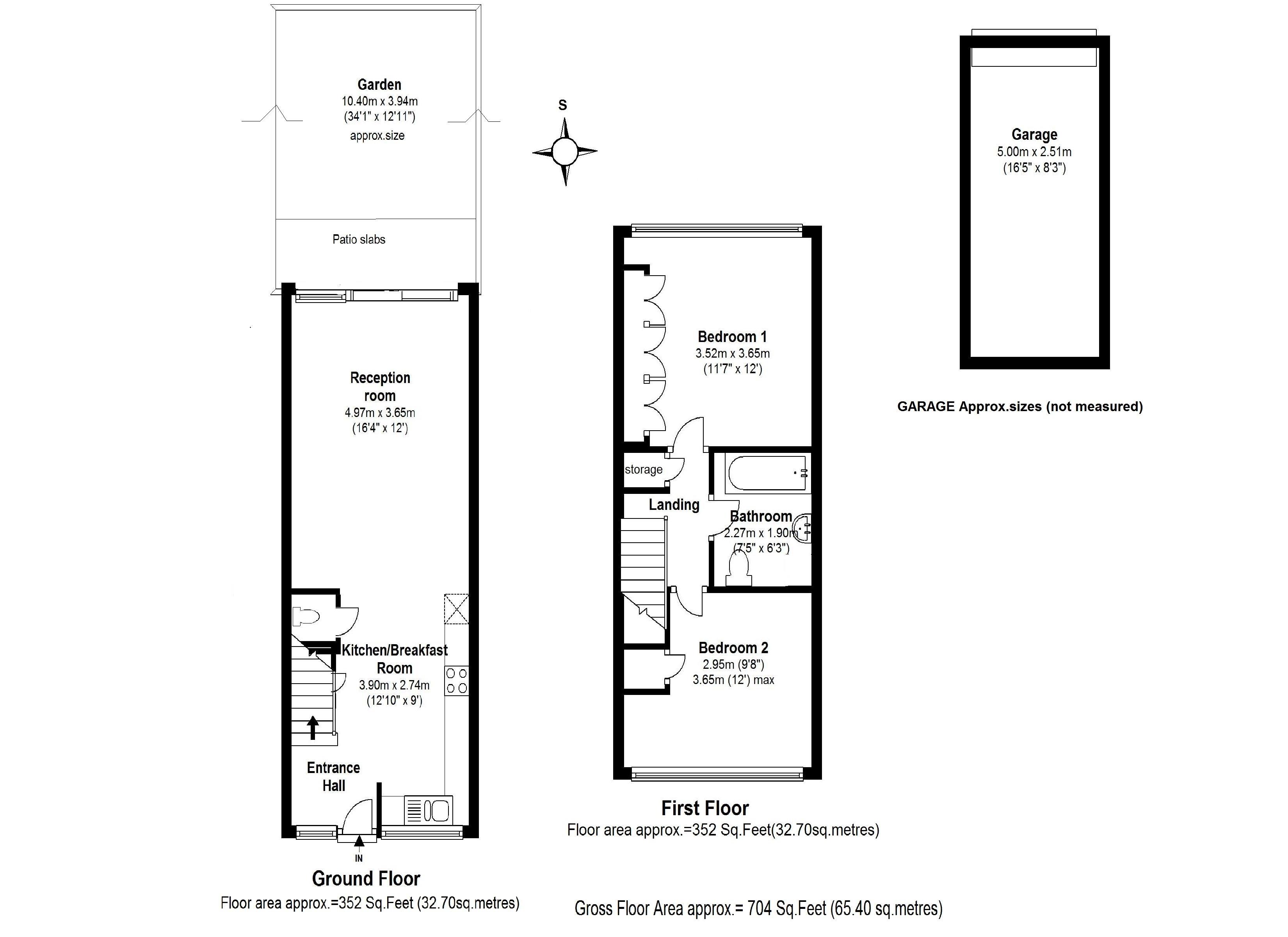 Floorplans For Craneford Close, Twickenham