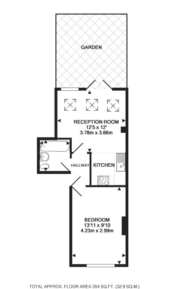 Floorplans For Stanley Road, Teddington