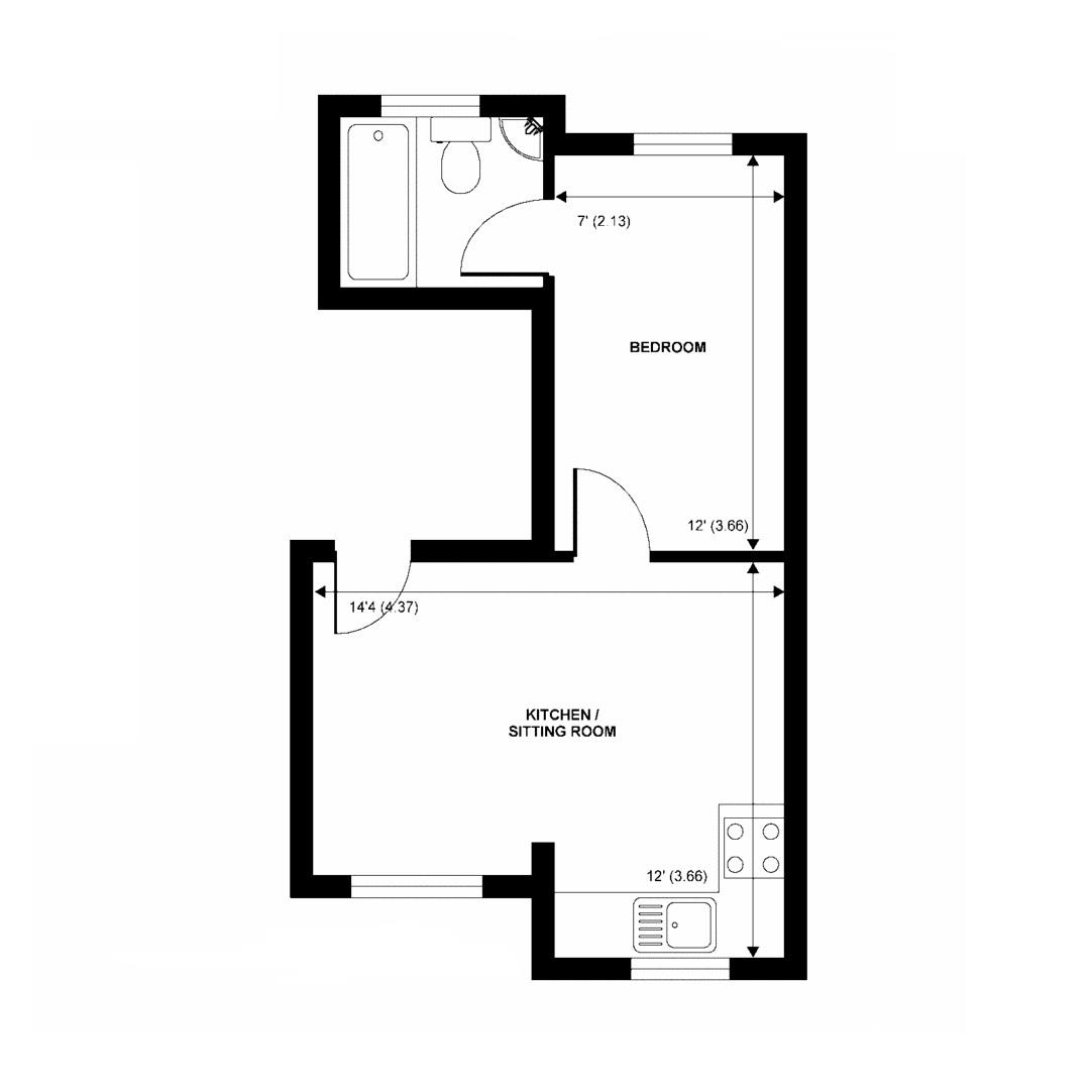 Floorplans For Stanley Road, Teddington