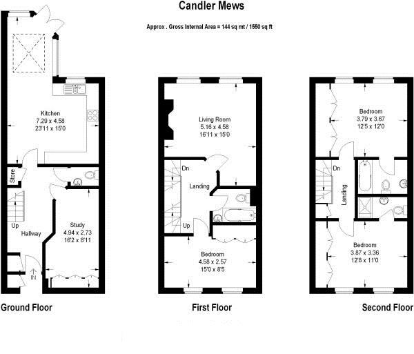 Floorplans For Amyand Park Road, Twickenham