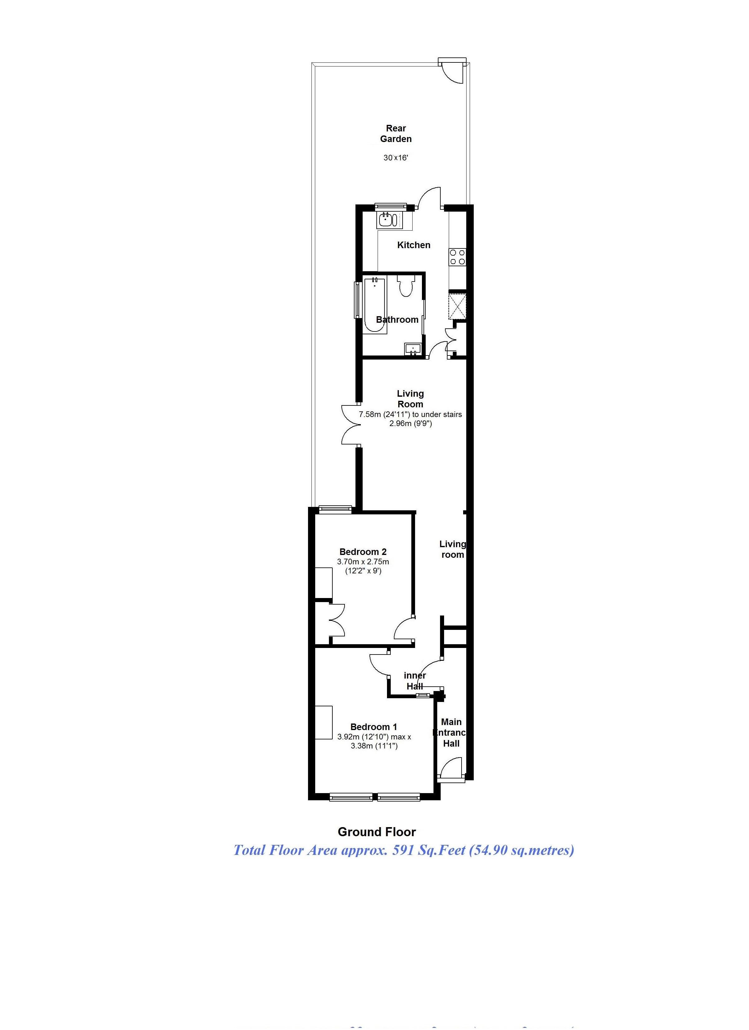 Floorplans For Gould Road, Twickenham