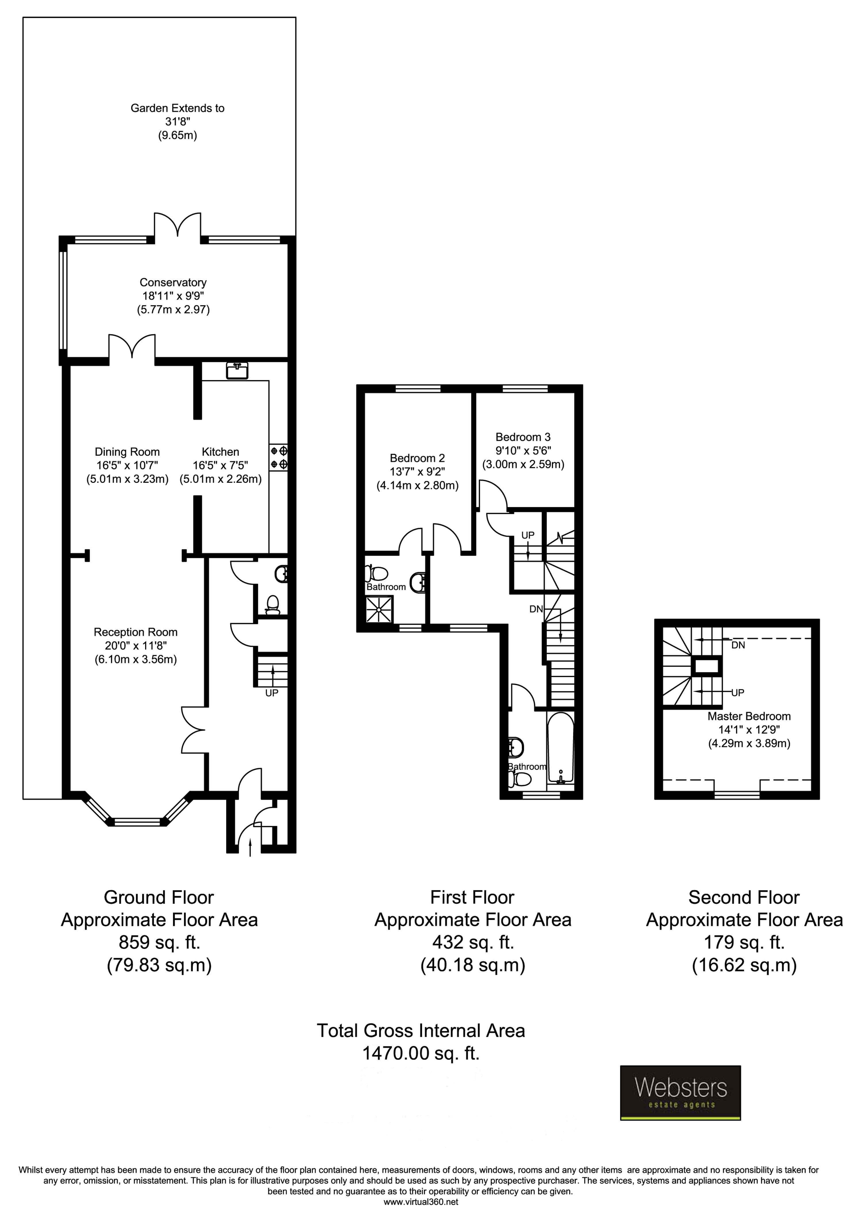 Floorplans For Worton Road, Isleworth