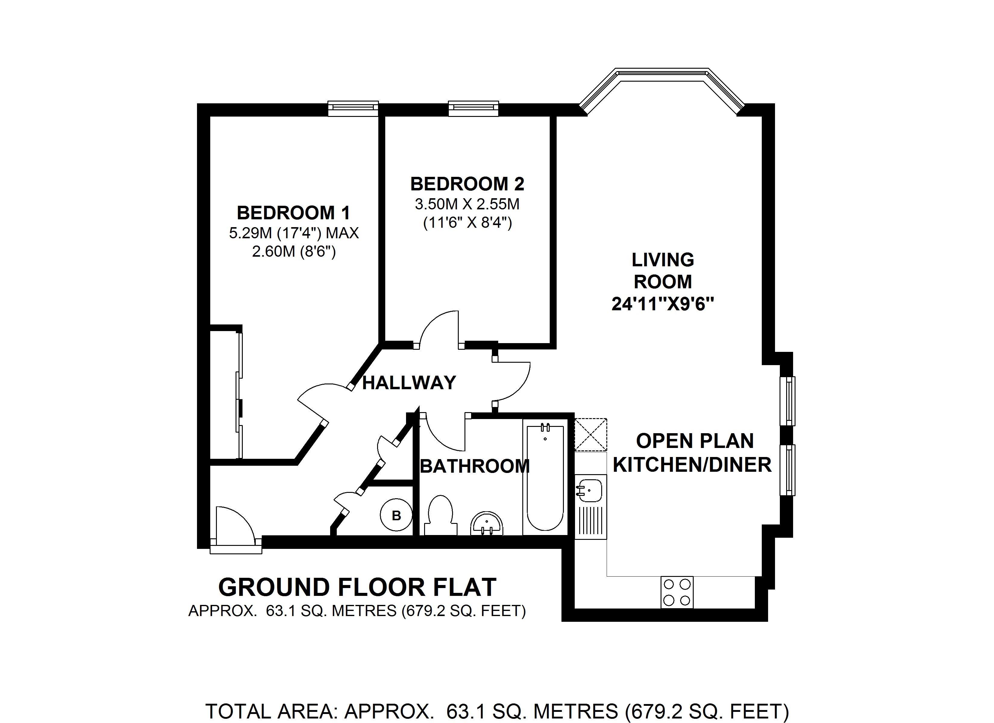 Floorplans For Jasmine Court, Hanworth