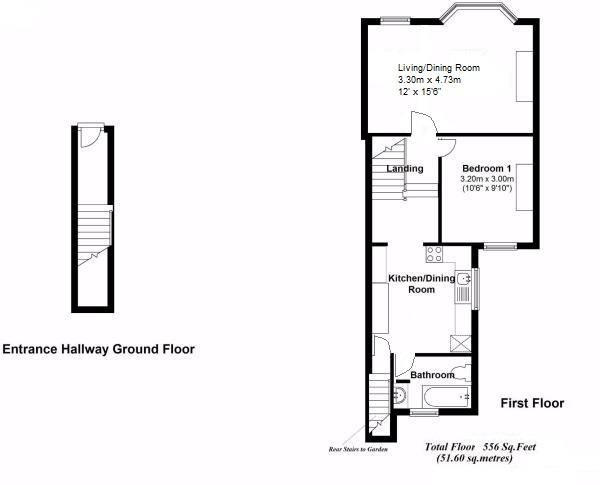 Floorplans For Elmsleigh Road, Twickenham
