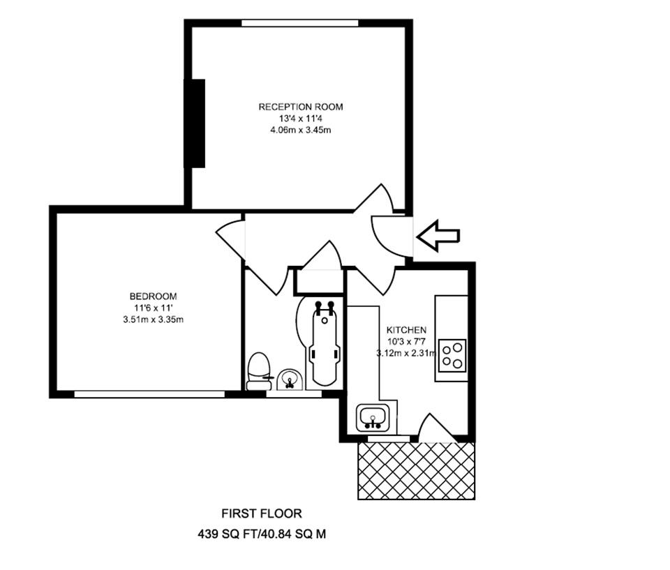 Floorplans For Churchview Road, Twickenham