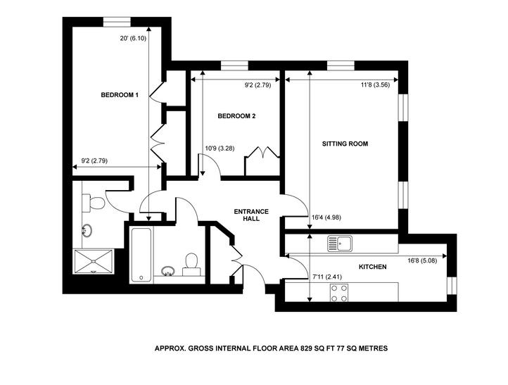 Floorplans For Elm House, Teddington