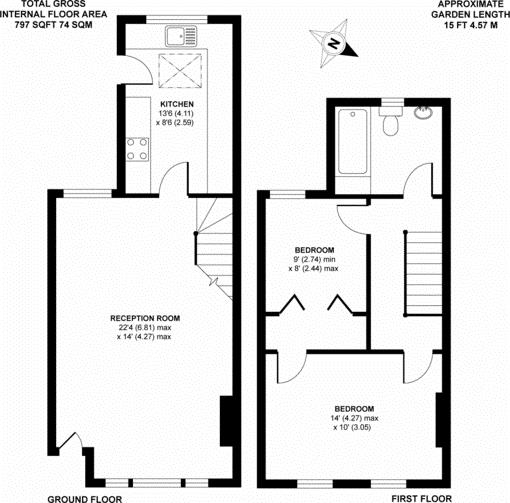 Floorplans For Hamilton Road, Twickenham