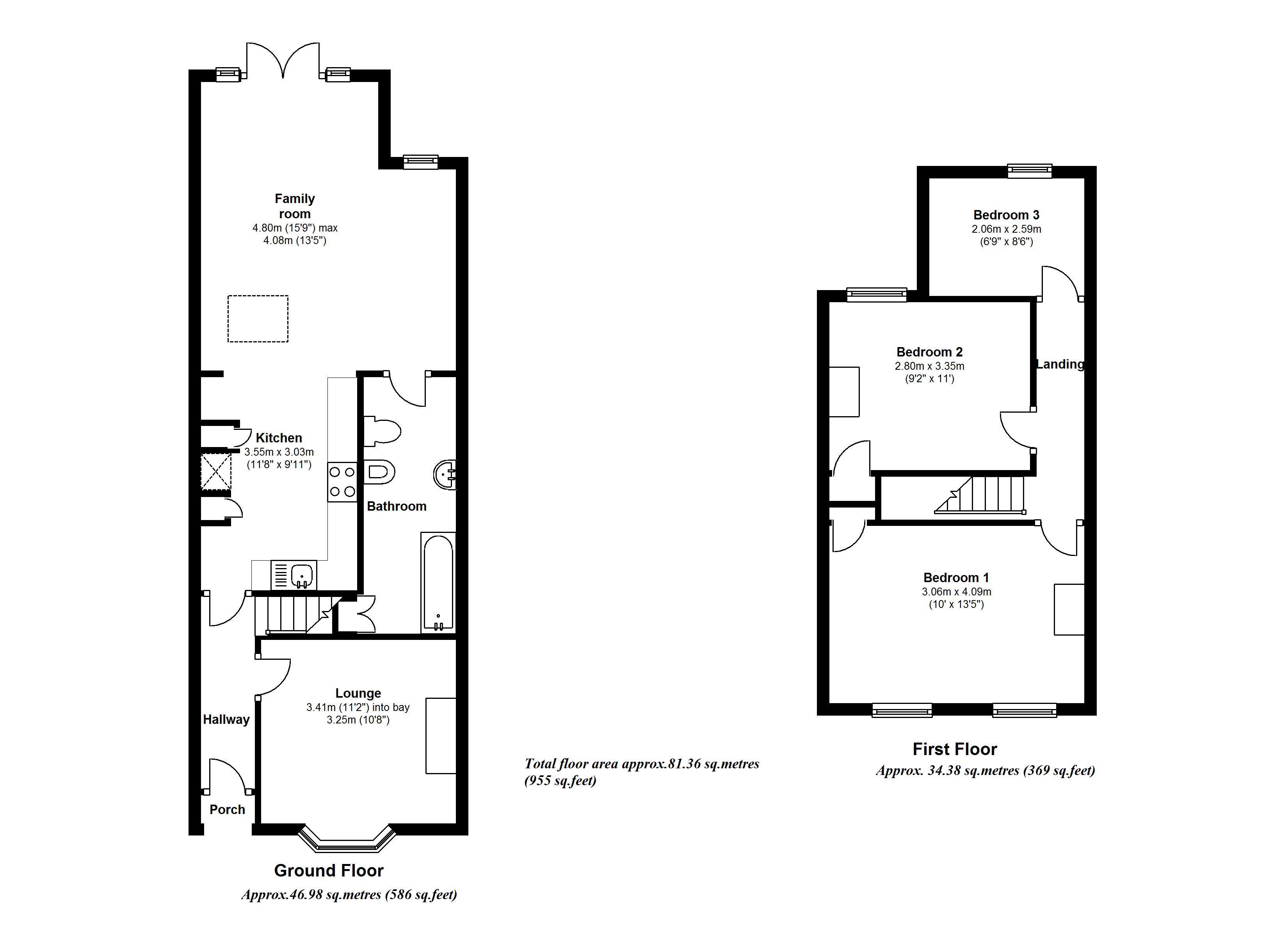 Floorplans For Hamilton Road, Twickenham