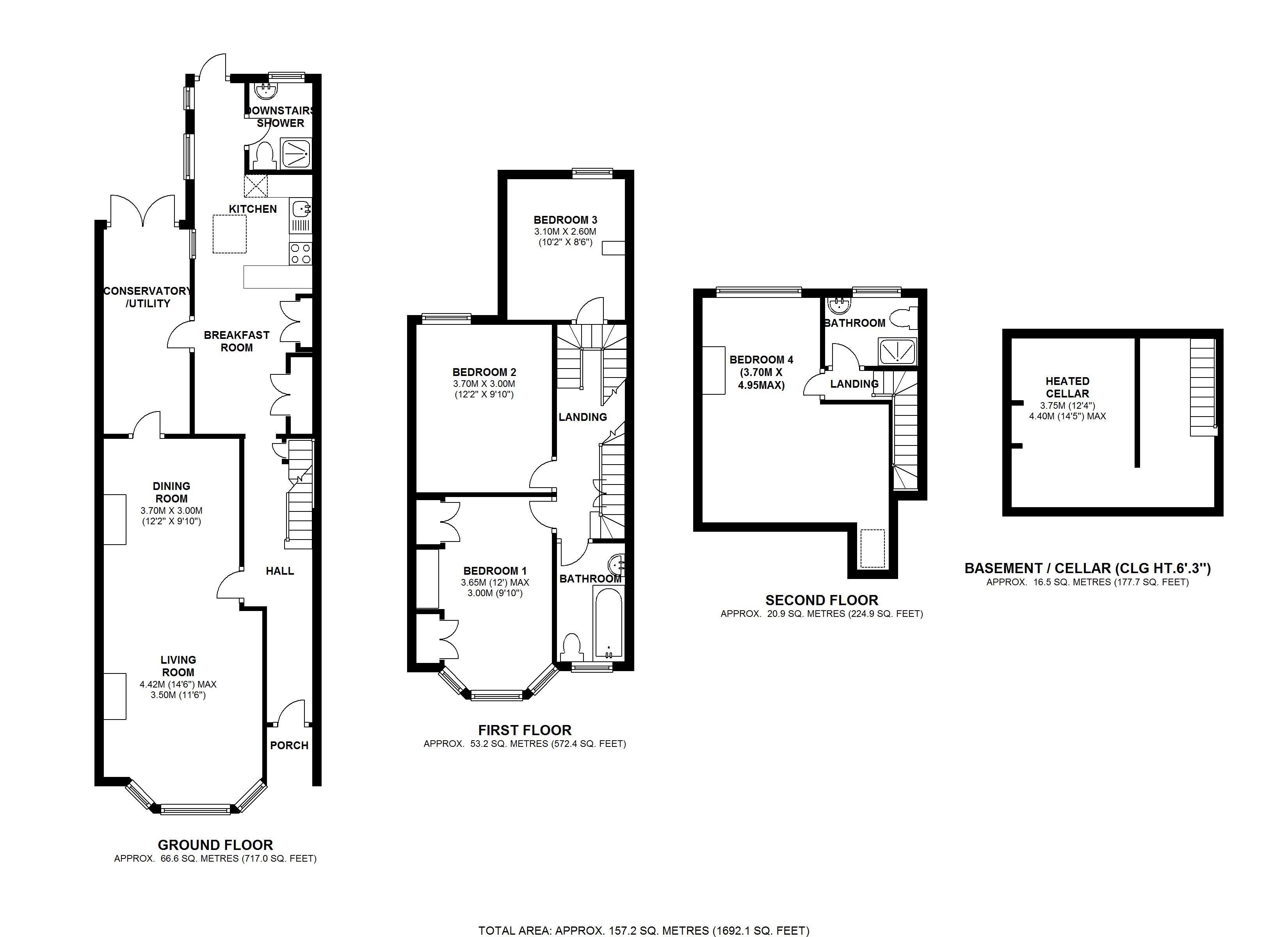 Floorplans For Heath Gardens, Twickenham