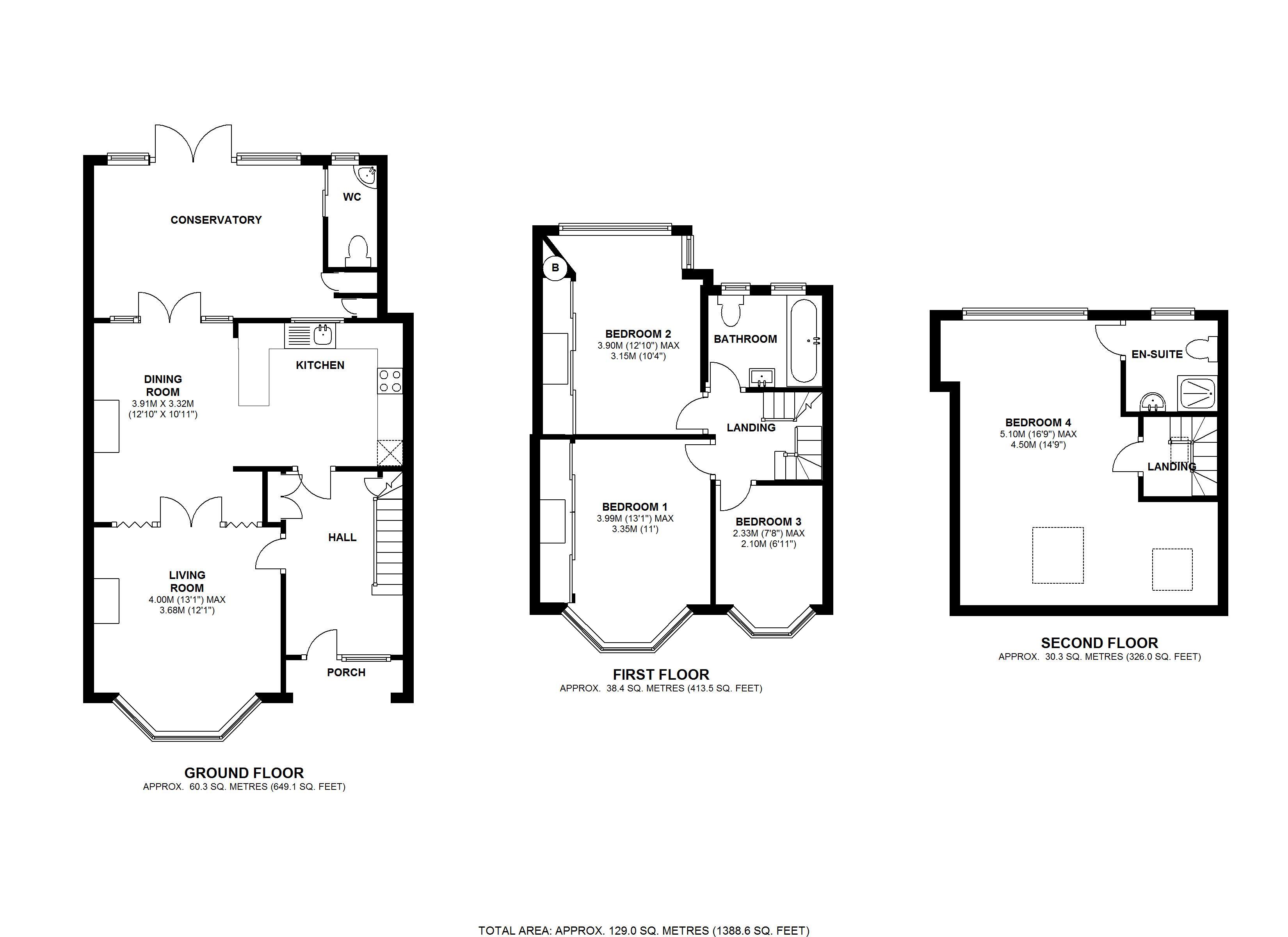 Floorplans For Heathfield North, Twickenham