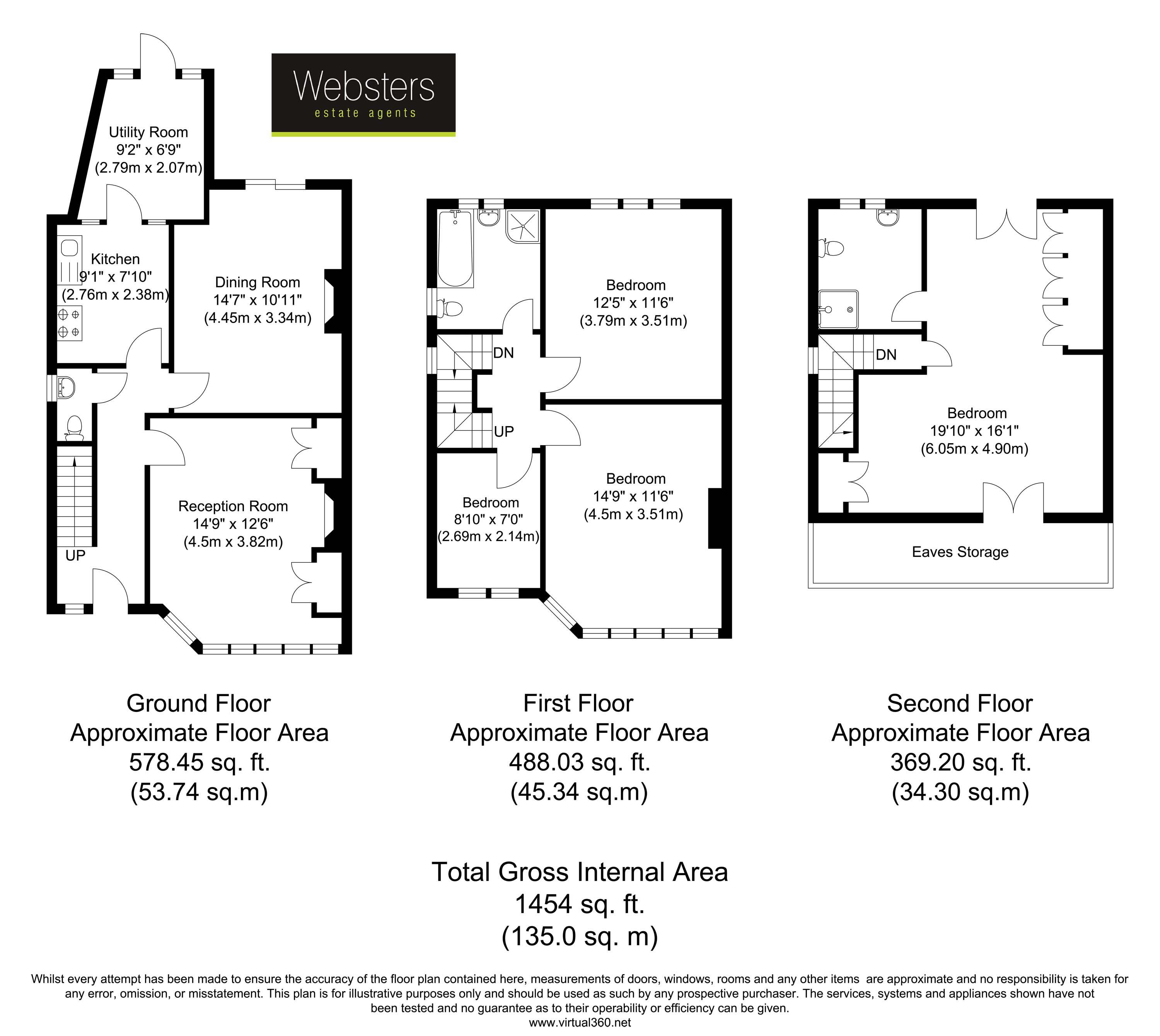 Floorplans For Winchendon Road, Teddington