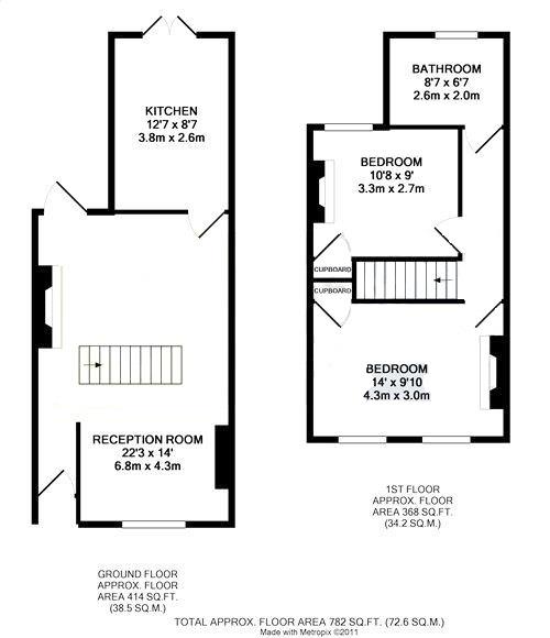 Floorplans For Warwick Road, Twickenham