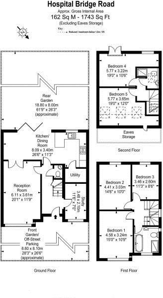 Floorplans For Hospital Bridge Road, Twickenham