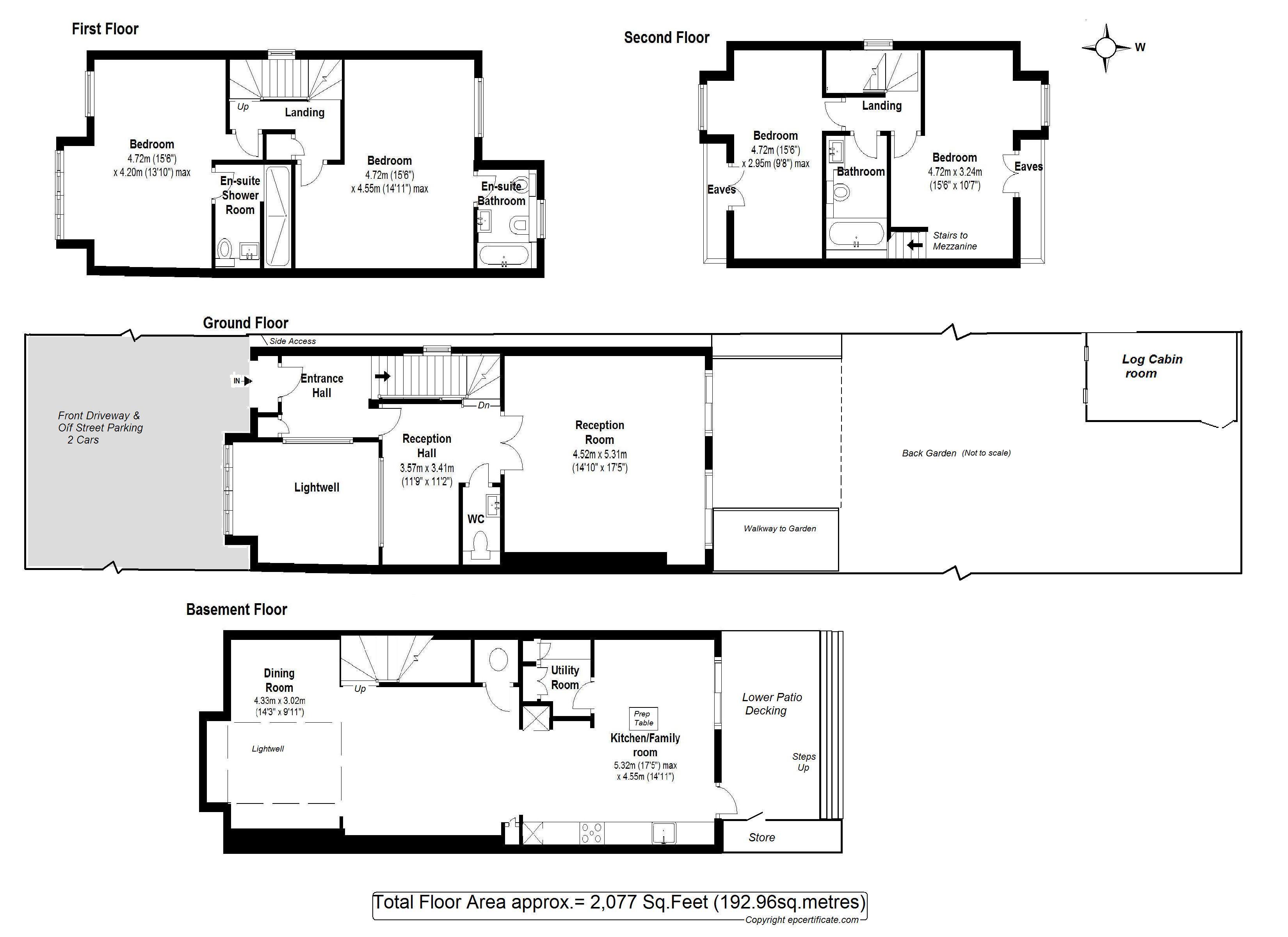 Floorplans For Elmfield Avenue, Teddington