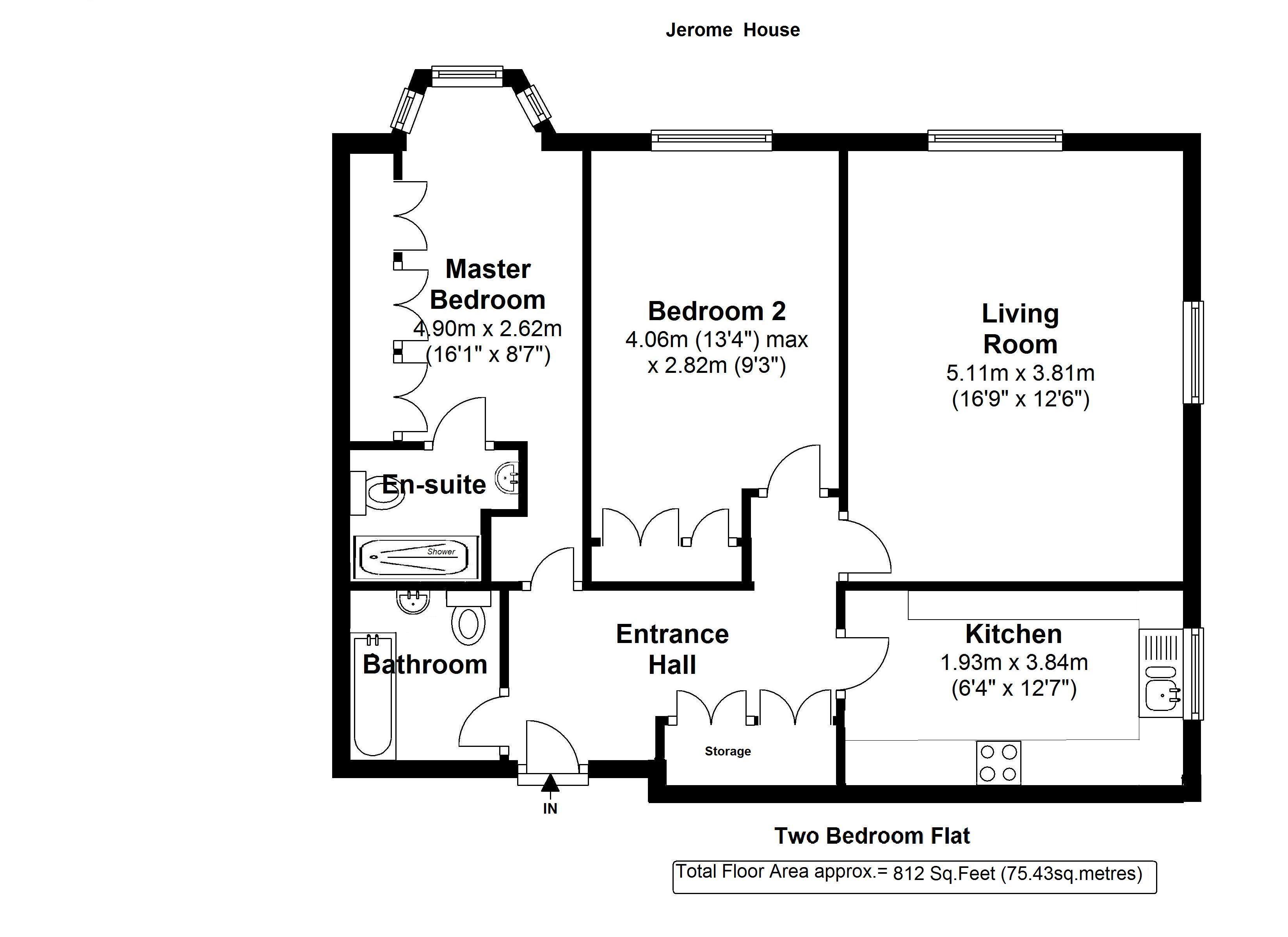 Floorplans For Old Bridge Street, Hampton Wick