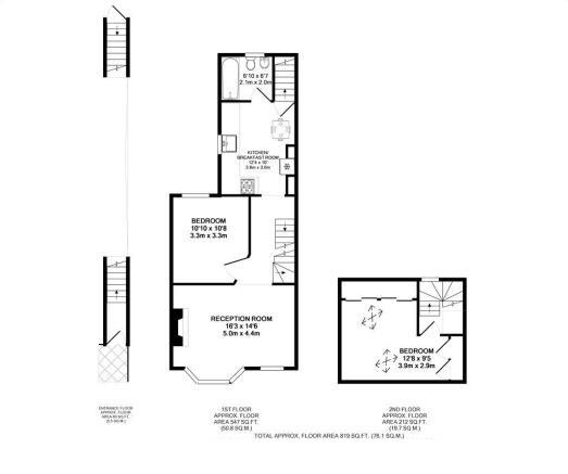 Floorplans For Staines Road, Twickenham