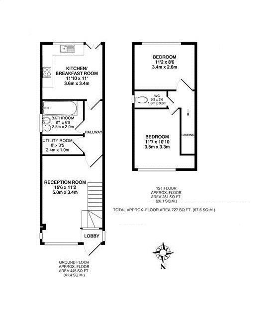 Floorplans For Heathfield North, Twickenham