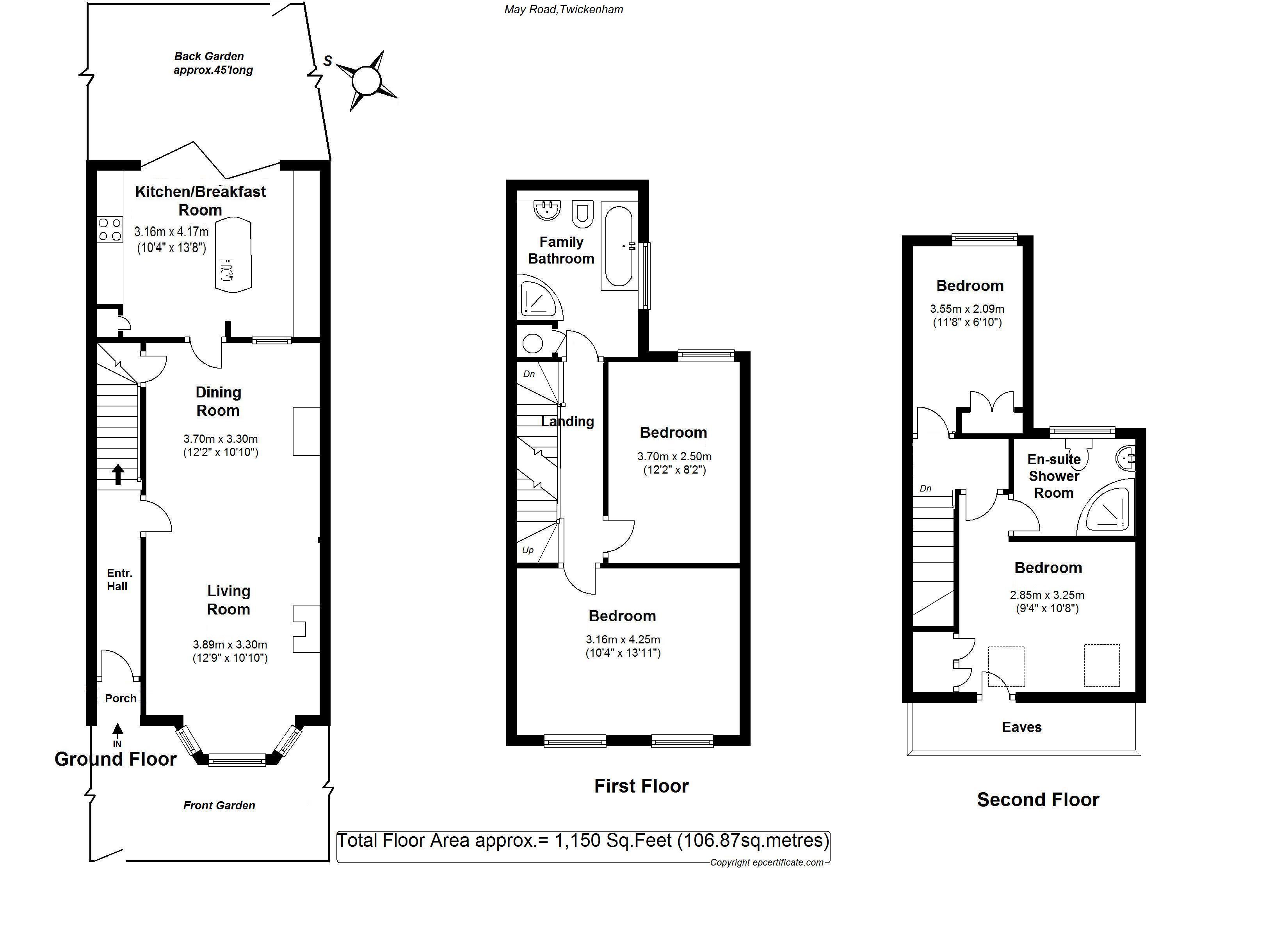 Floorplans For May Road, Twickenham