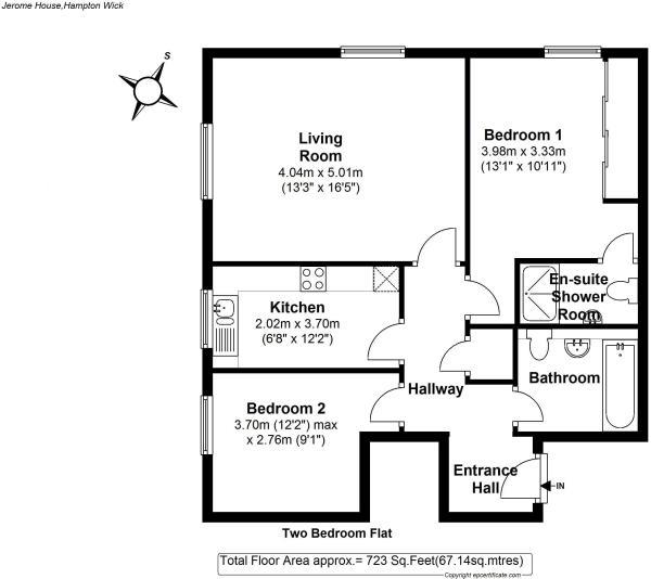 Floorplans For Jerome House, Hampton Wick