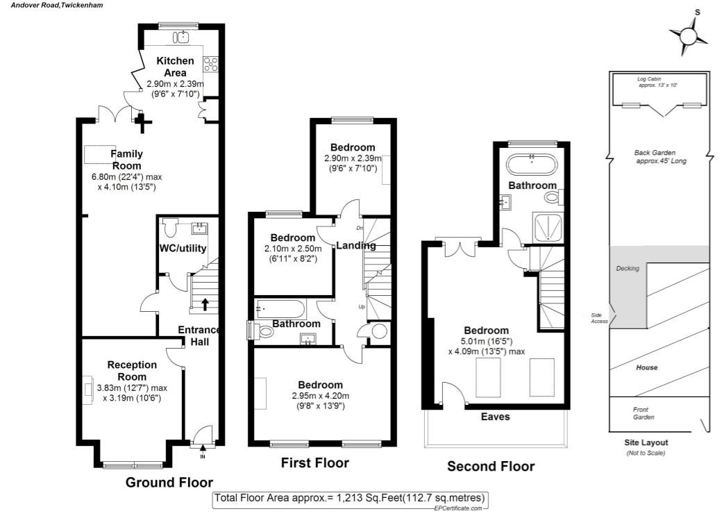 Floorplans For Andover Road, Twickenham