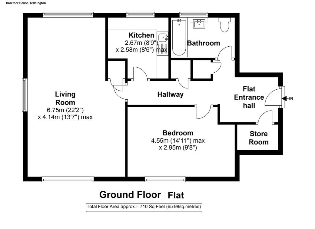 Floorplans For Braemar House, Teddington