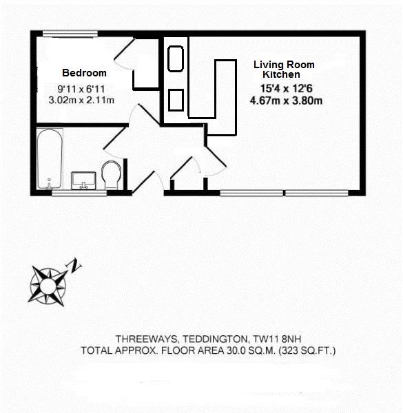 Floorplans For Teddington Park Road, Teddington