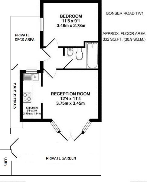 Floorplans For Bonser Road, Strawberry Hill