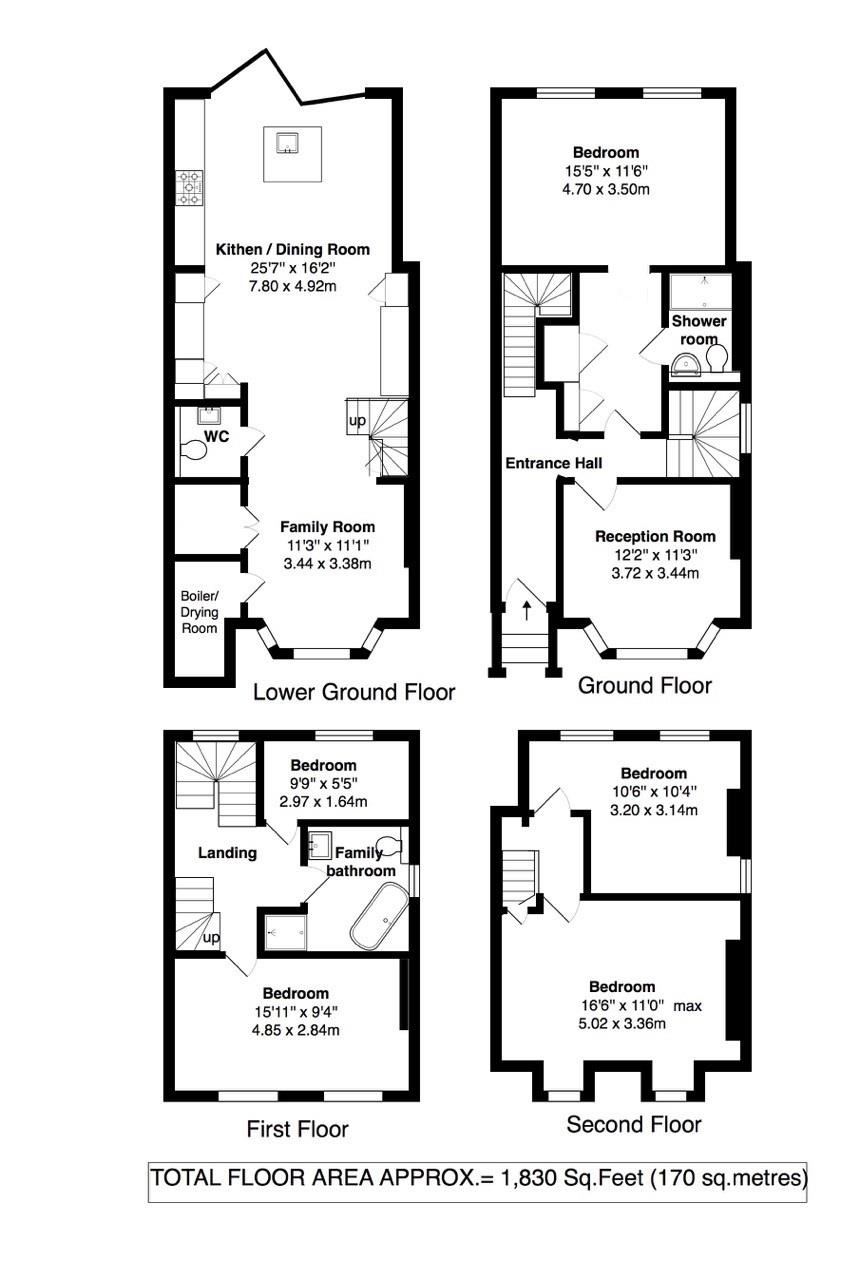 Floorplans For Kingston Road, Teddington