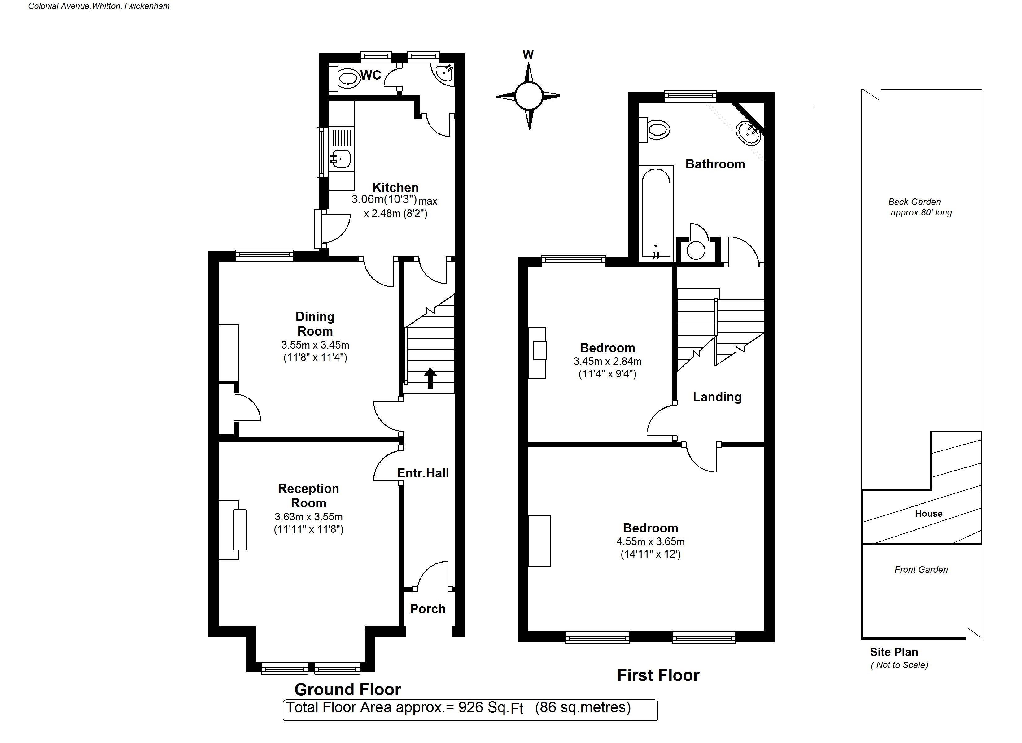 Floorplans For Colonial Avenue, Whitton