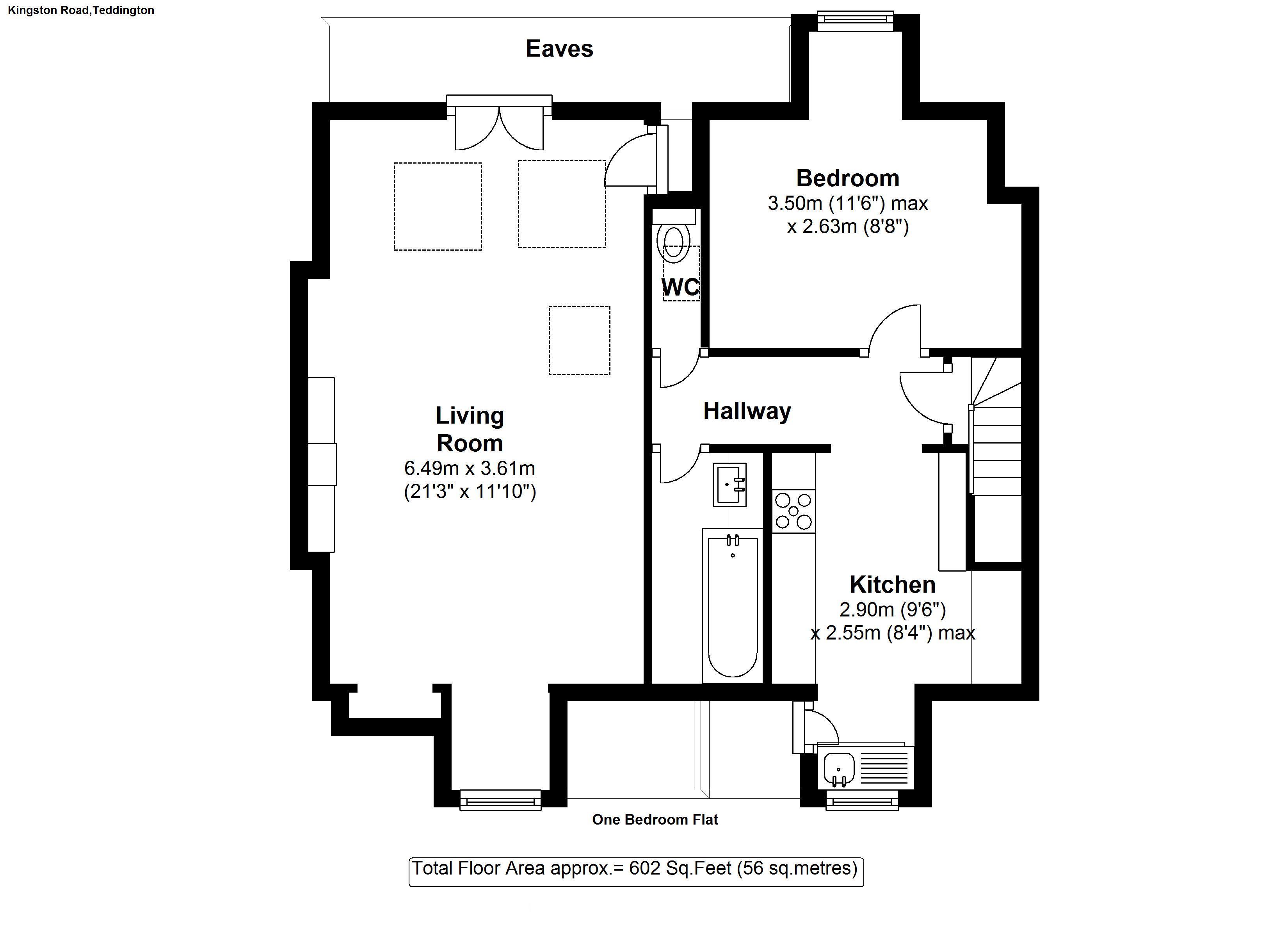 Floorplans For Kingston Road, Teddington