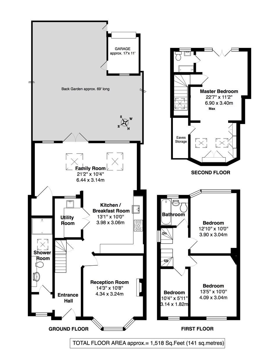 Floorplans For Mill Road, Twickenham