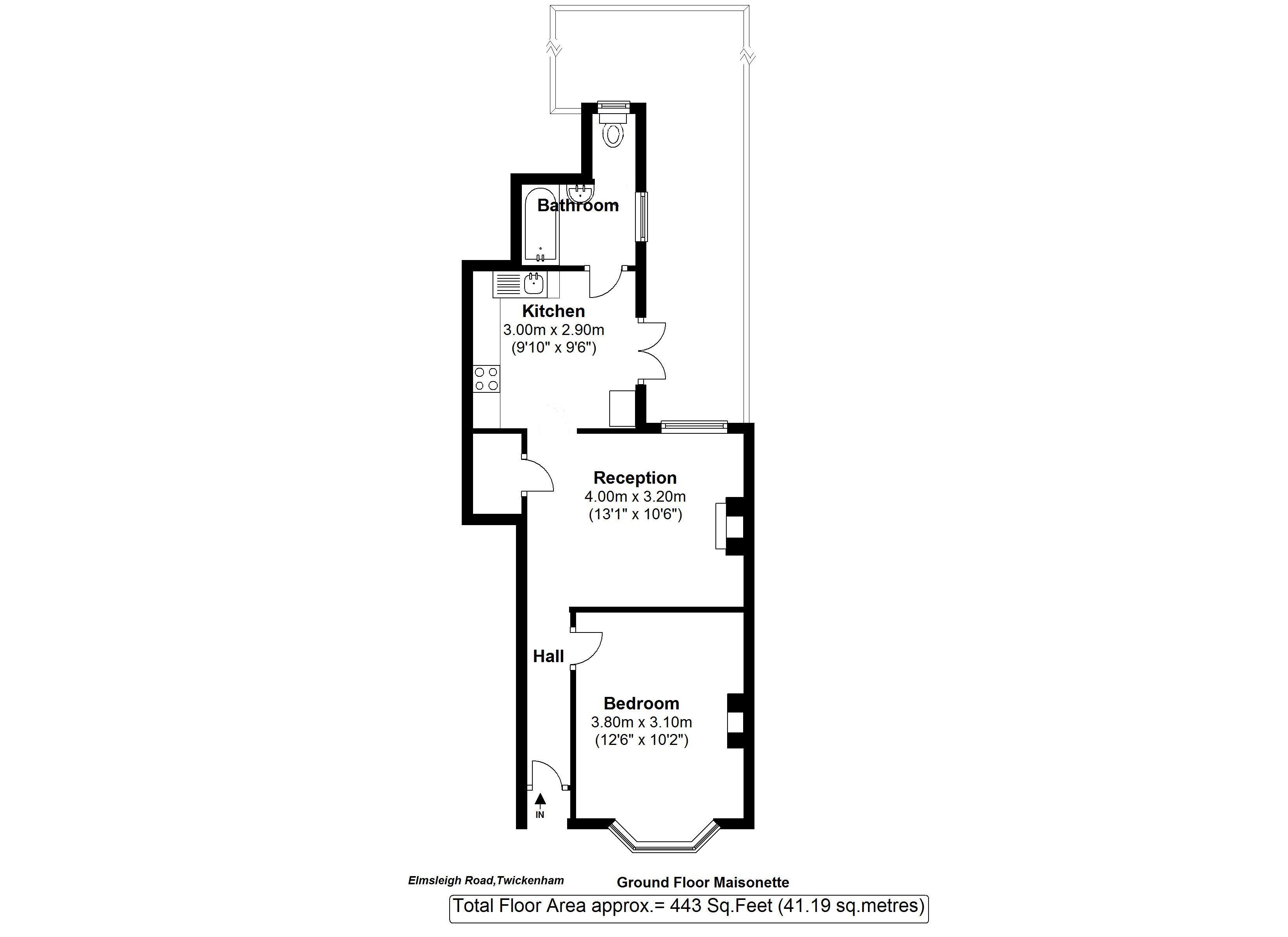 Floorplans For Elmsleigh Road, Twickenham