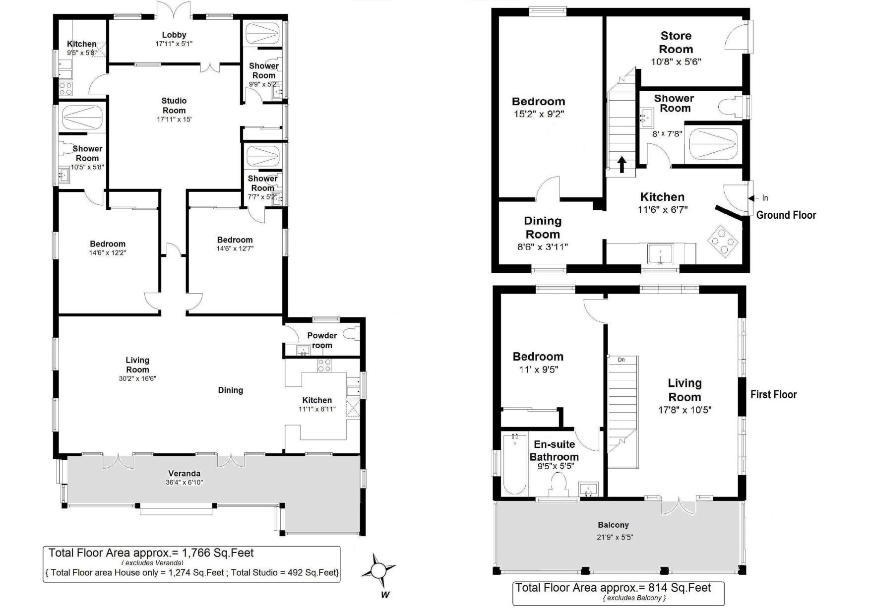 Floorplans For Fitts Village, St James, Barbados